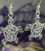 Blooming Turtle Earrings