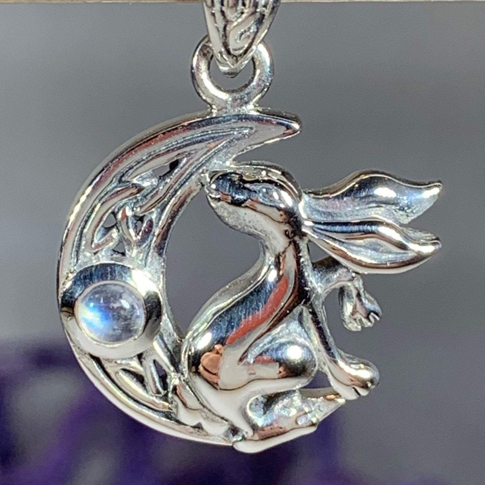 Rabbit Moon Necklace