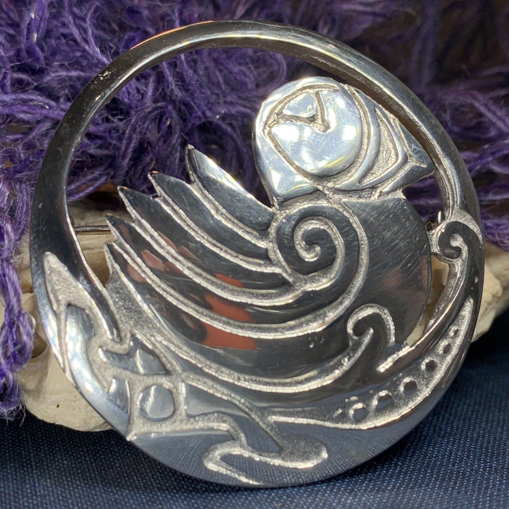 Orkney Puffin Brooch