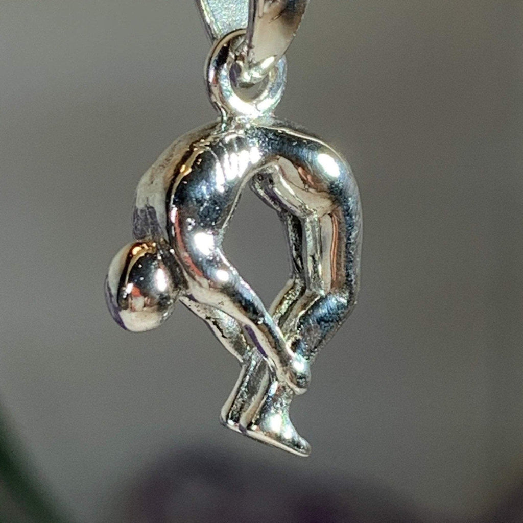 Yoga Pose Om Necklace