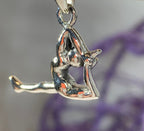 Silver Yoga Pose Necklace