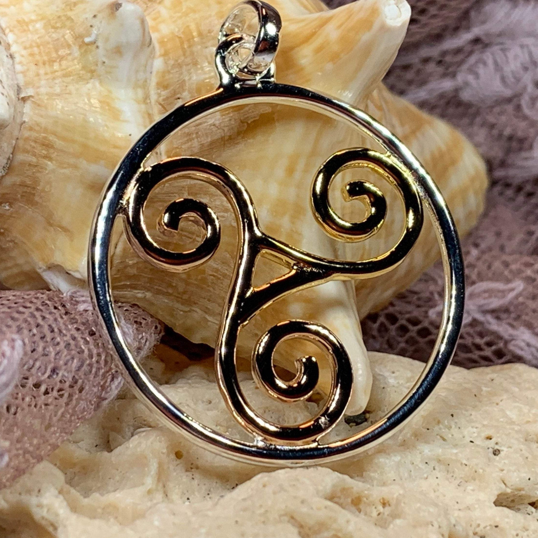 Arawn Celtic Spiral Necklace