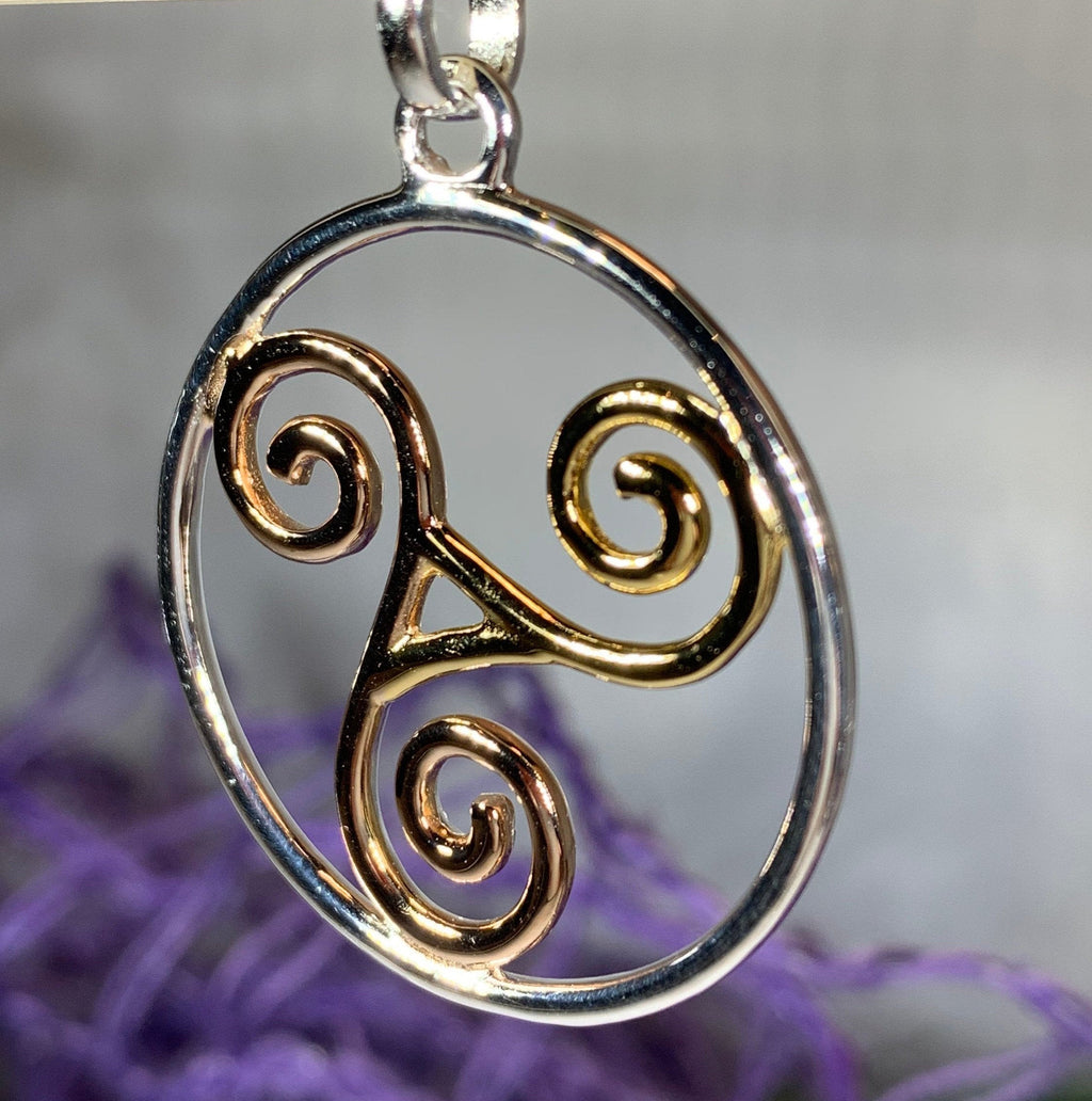 Arawn Celtic Spiral Necklace