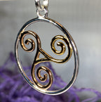 Arawn Celtic Spiral Necklace