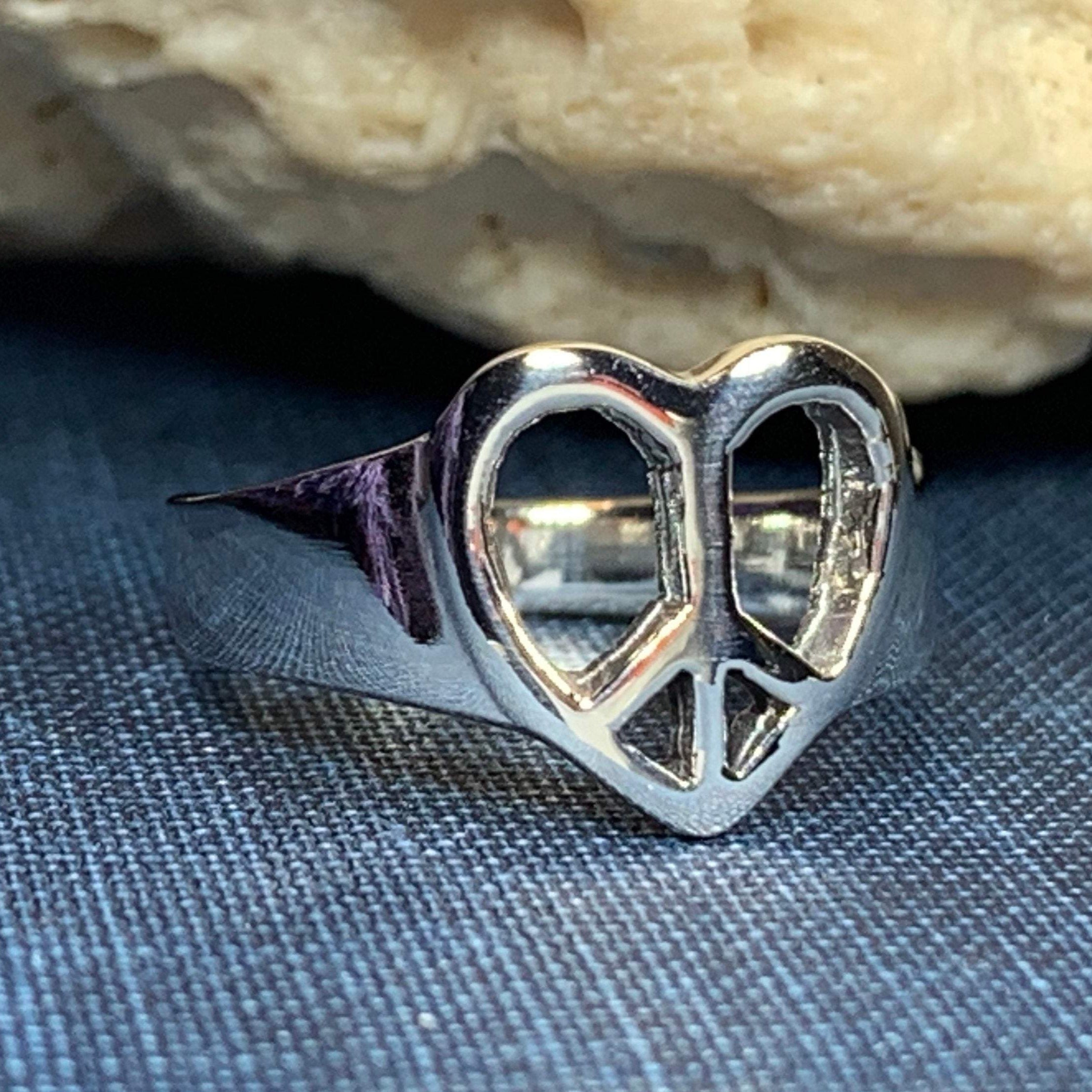 Peace Sign Ring