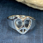 Peace Sign Ring