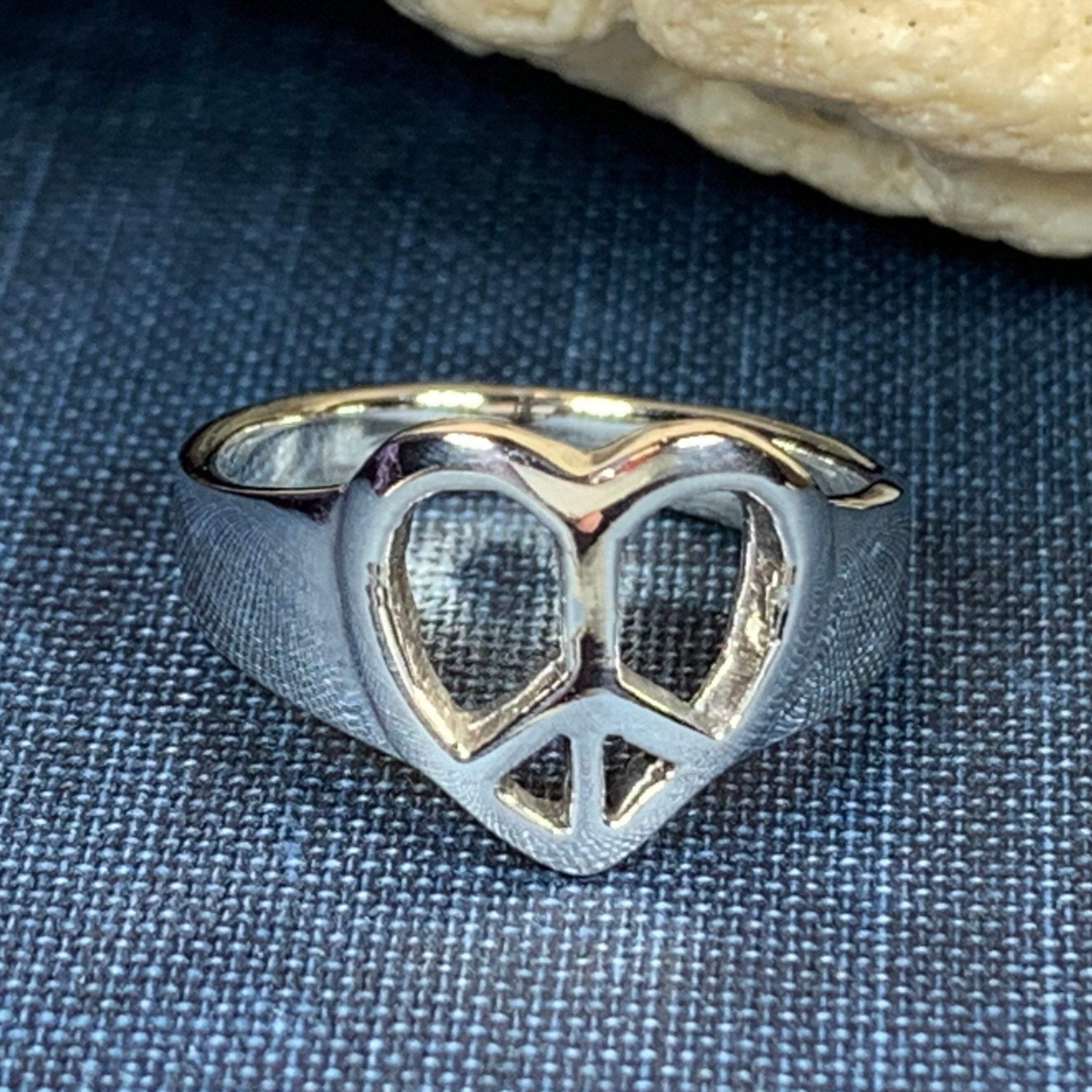Peace Sign Ring