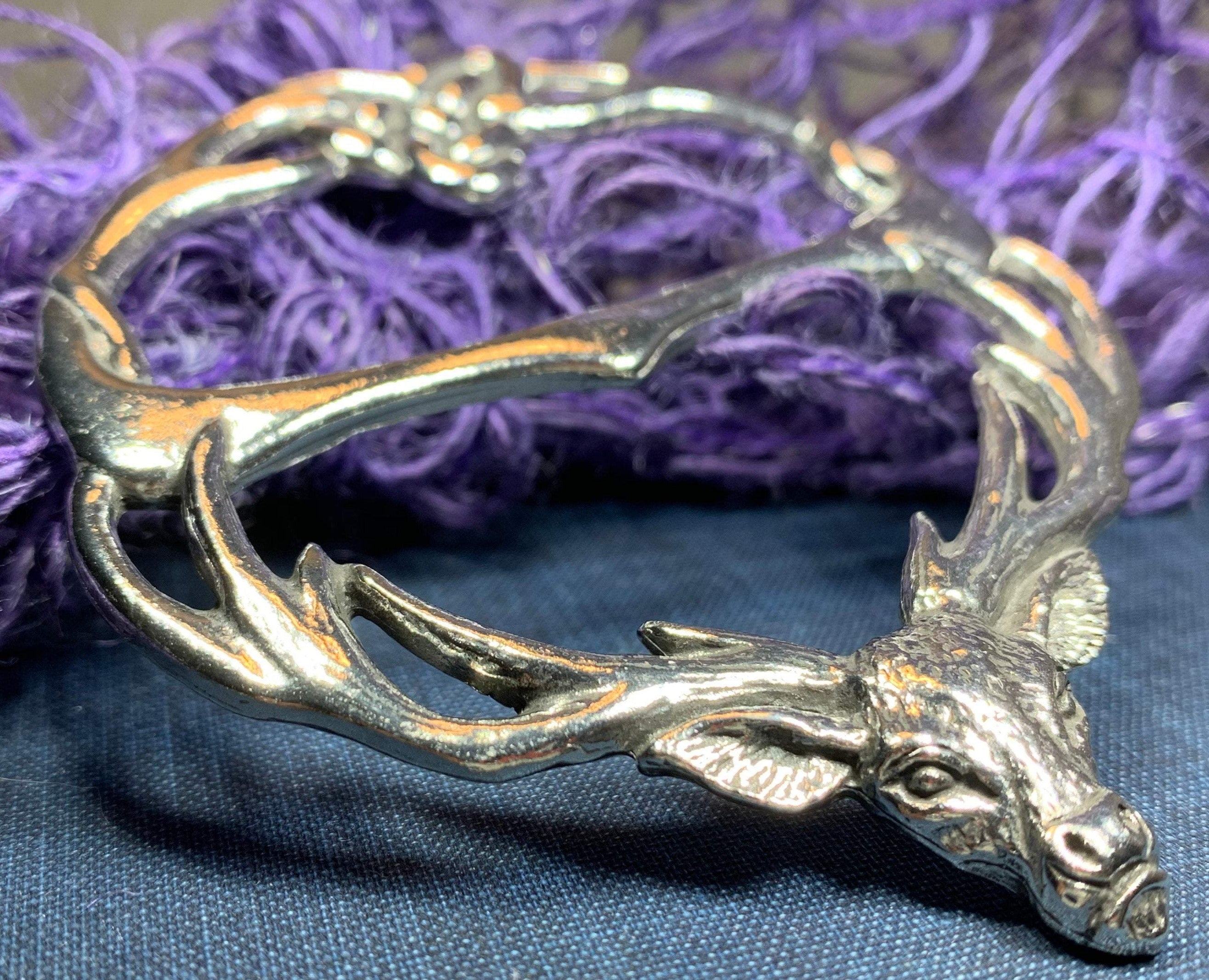 Woodland Stag Scarf Ring