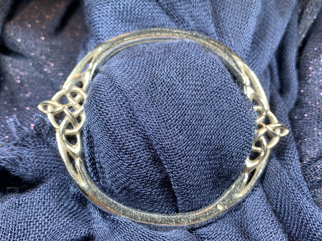 Noelle Celtic Knot Scarf Ring