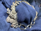 Scottish Thistle Pewter Scarf Ring