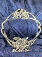 Pewter Welsh Dragon Scarf Ring