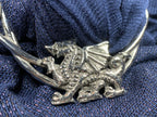 Pewter Welsh Dragon Scarf Ring