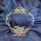 Pewter Welsh Dragon Scarf Ring