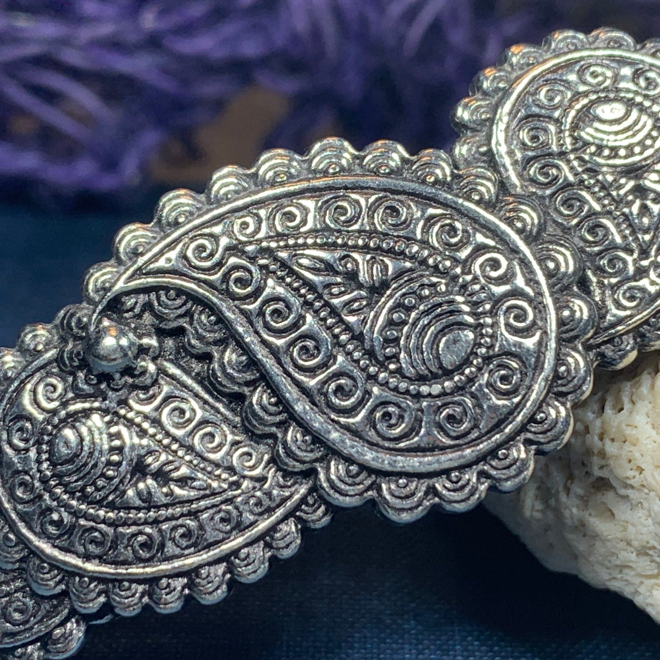Scottish Paisley Hair Clip