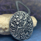 Celtic Flowers Ponytail Holder