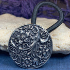 Celtic Flowers Ponytail Holder