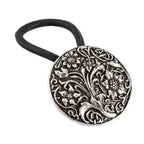 Celtic Flowers Ponytail Holder