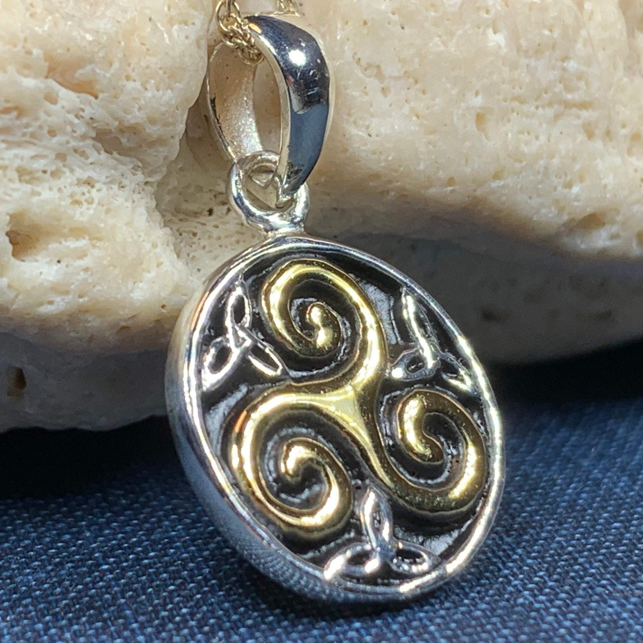 Carran Spiral Necklace