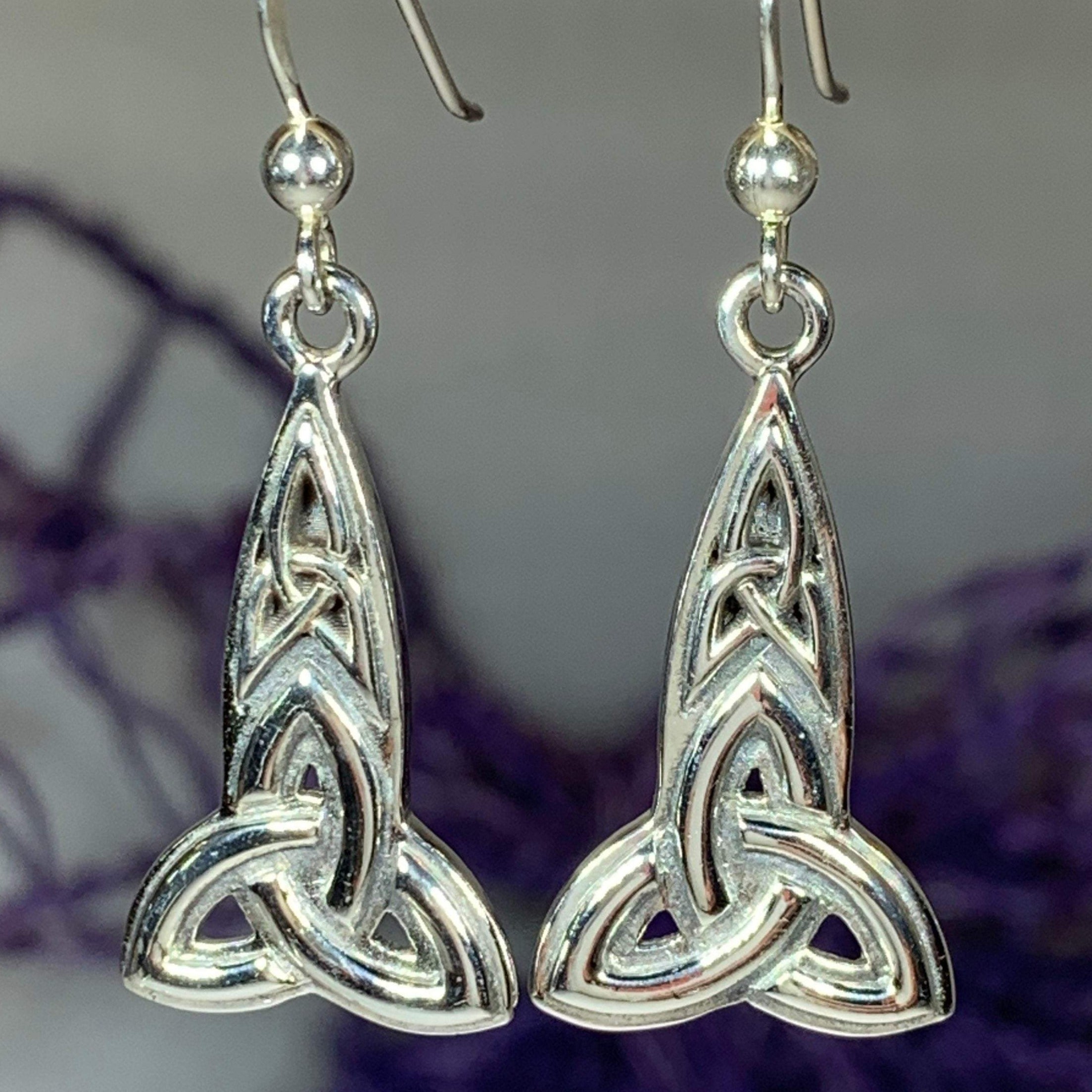Keelia Trinity Knot Earrings