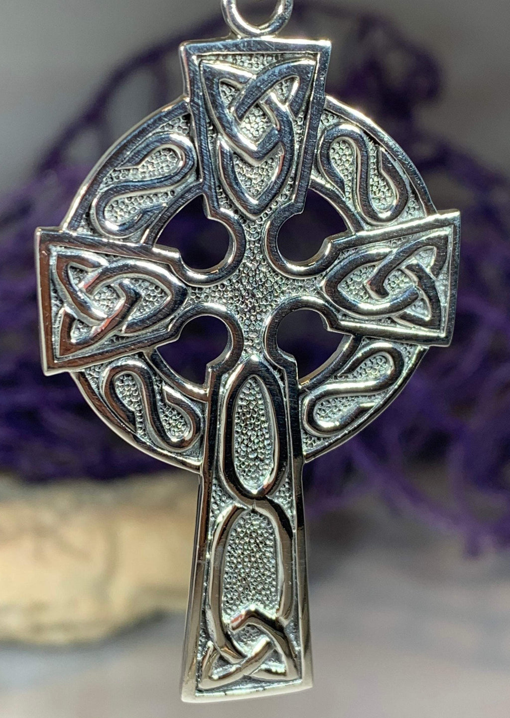 Cahal Large Celtic Cross Necklace