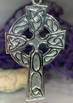 Cahal Large Celtic Cross Necklace