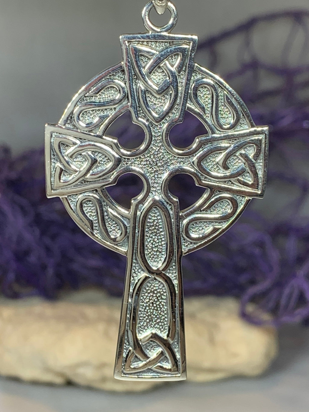 Cahal Large Celtic Cross Necklace