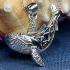 Celtic Knot Whale Necklace