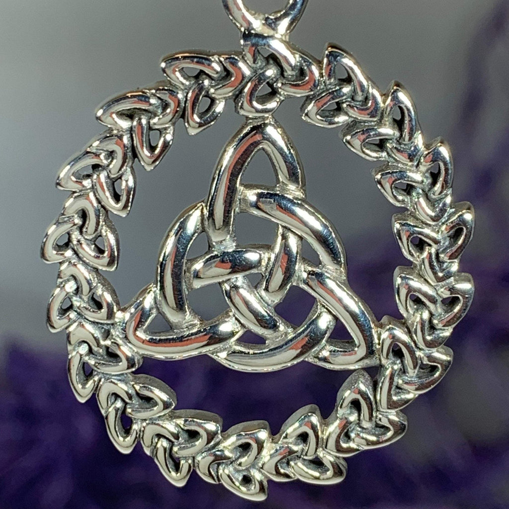 Evadne Trinity Knot Necklace