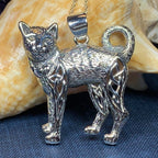 Tabitha Celtic Knot Cat Necklace