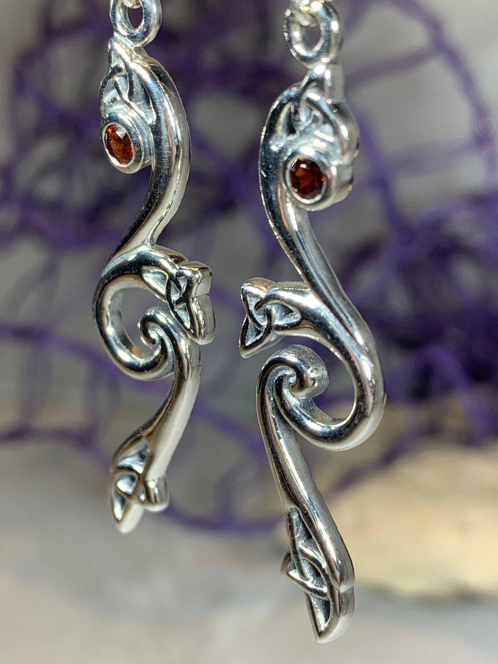 Graceful Trinity Knot Earrings
