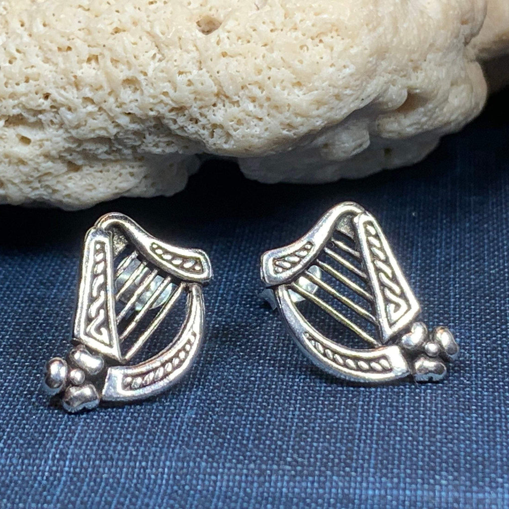 Cian Harp Post Earrings