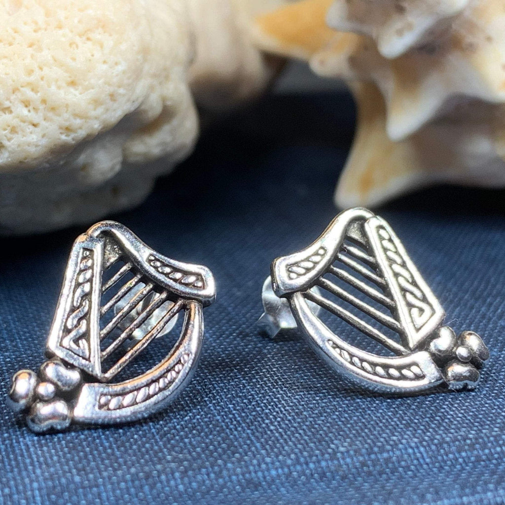 Cian Harp Post Earrings