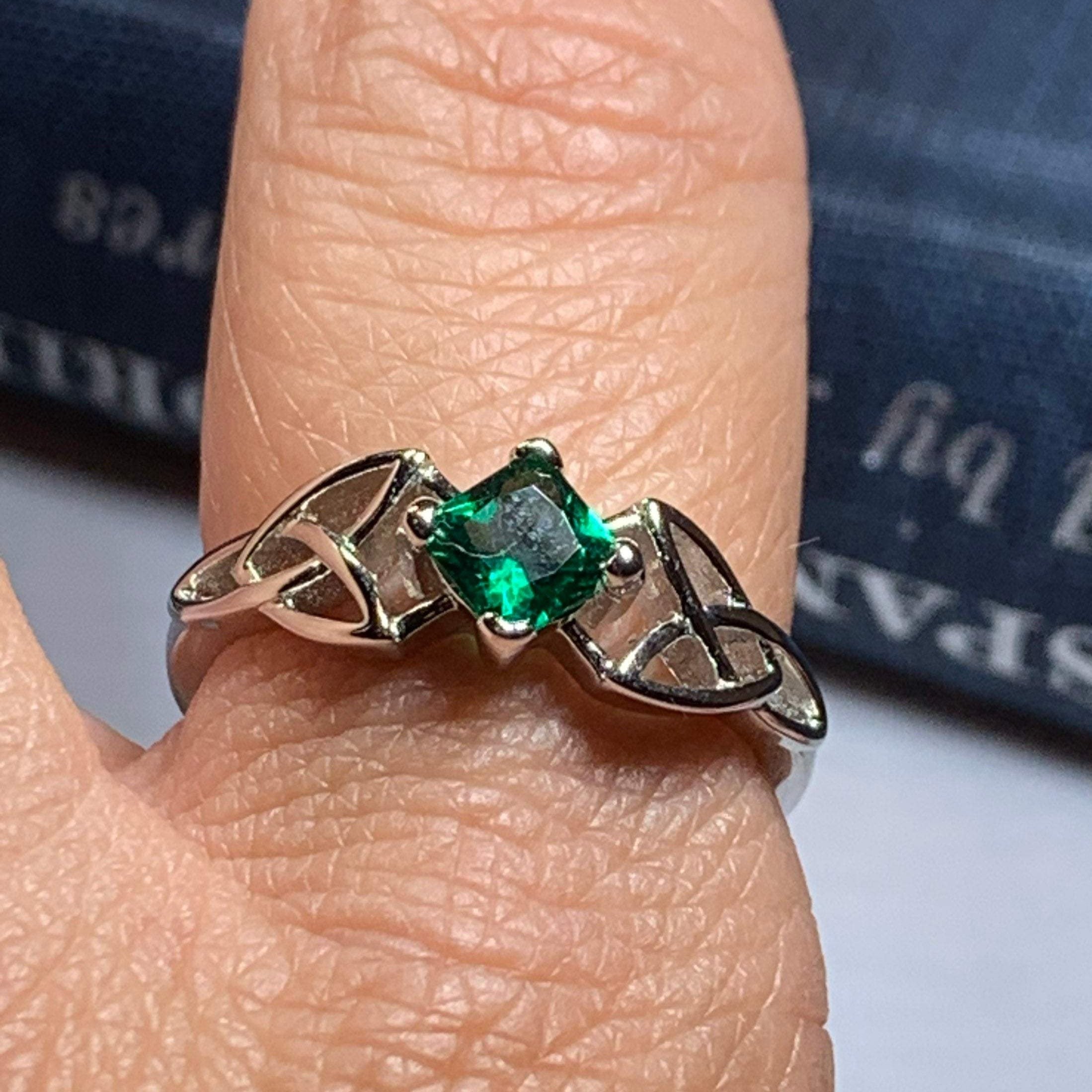 Sylvia Trinity Knot Ring