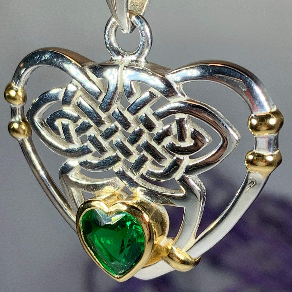 Celtic Embrace Heart Necklace