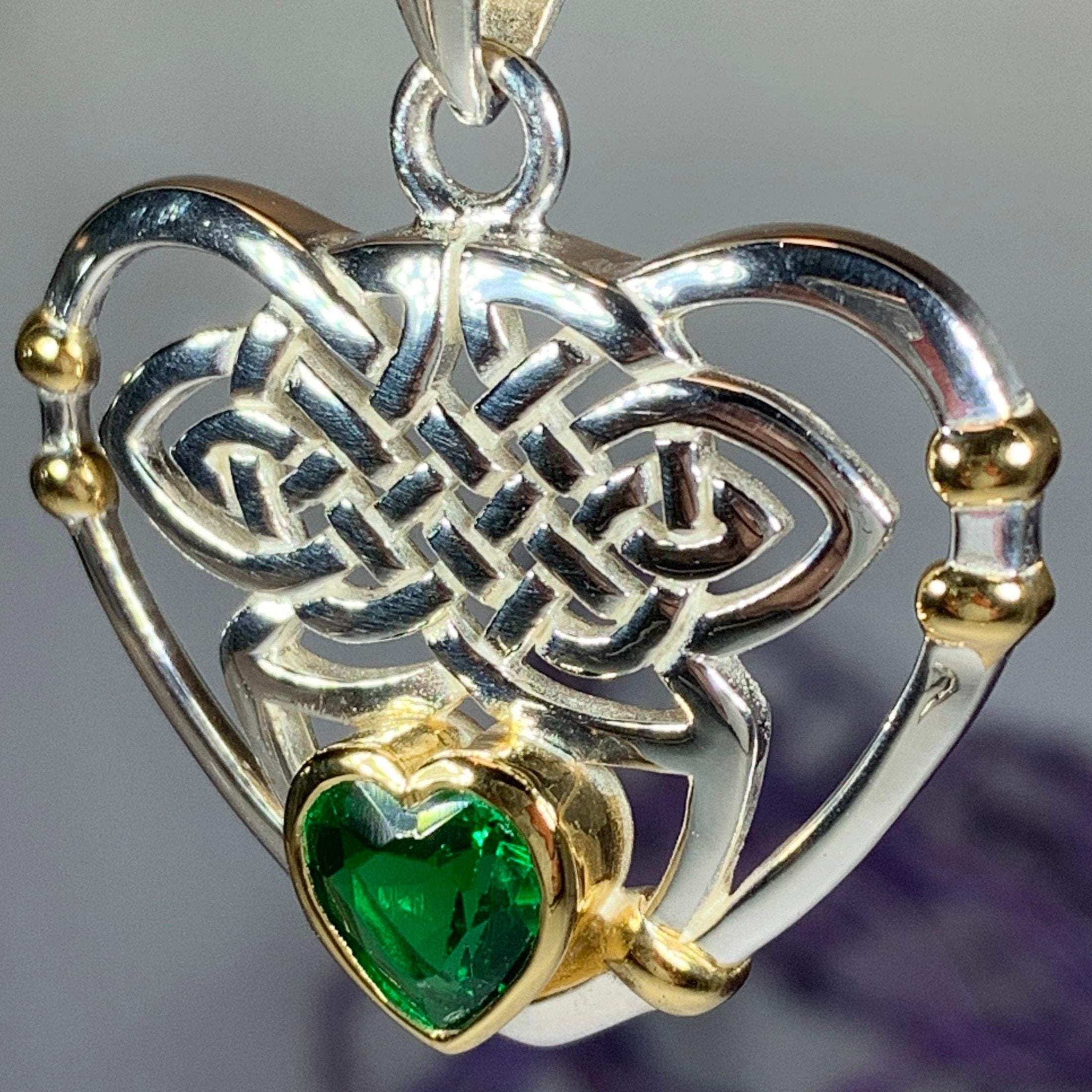 Celtic Embrace Heart Necklace