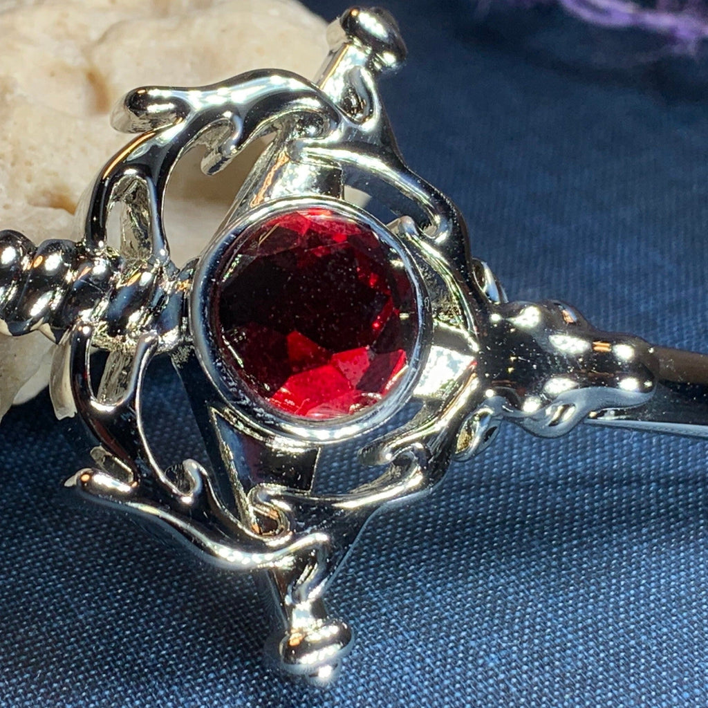 Crystal Stag Kilt Pin