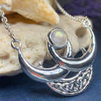 Beauty of Triple Moon Necklace