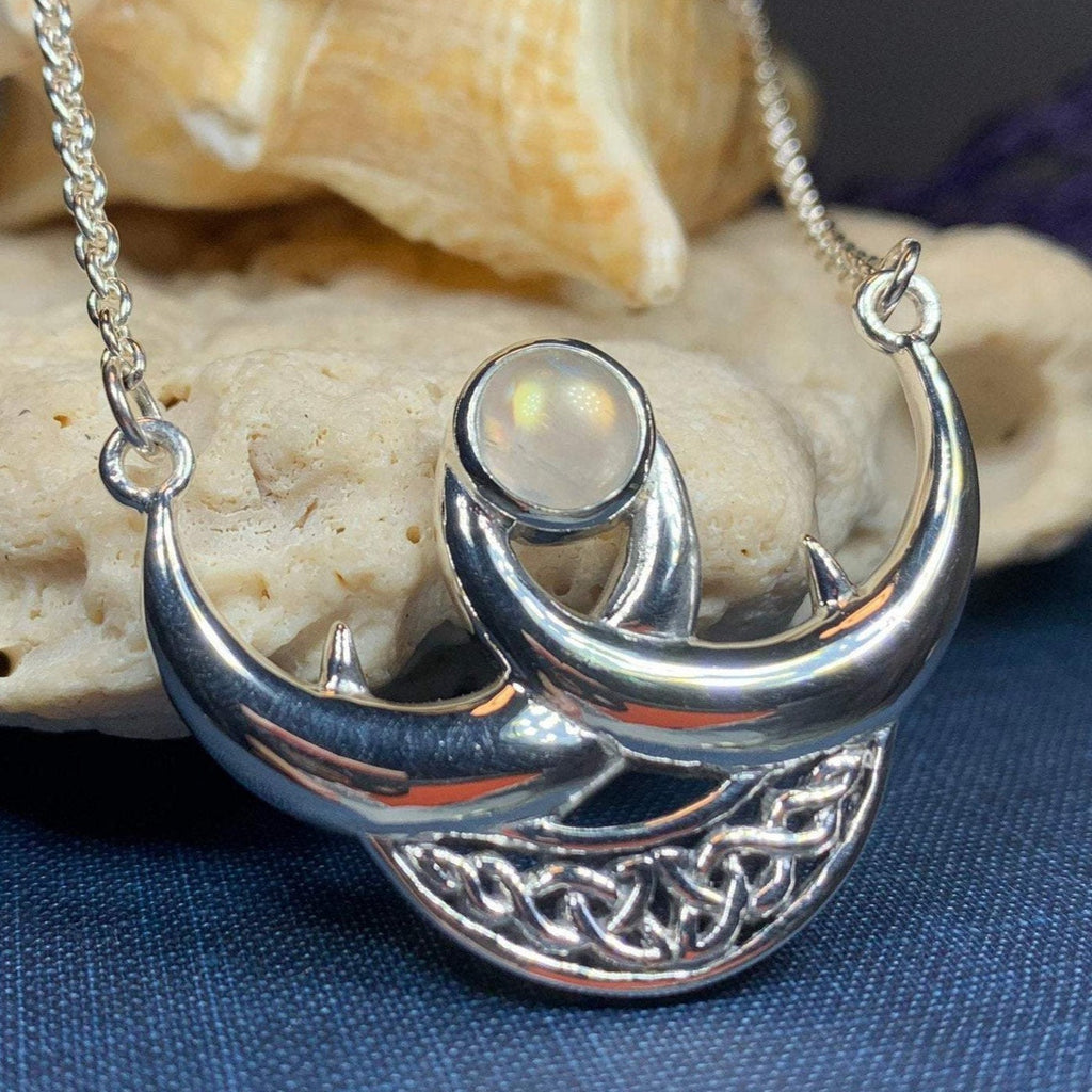 Beauty of Triple Moon Necklace