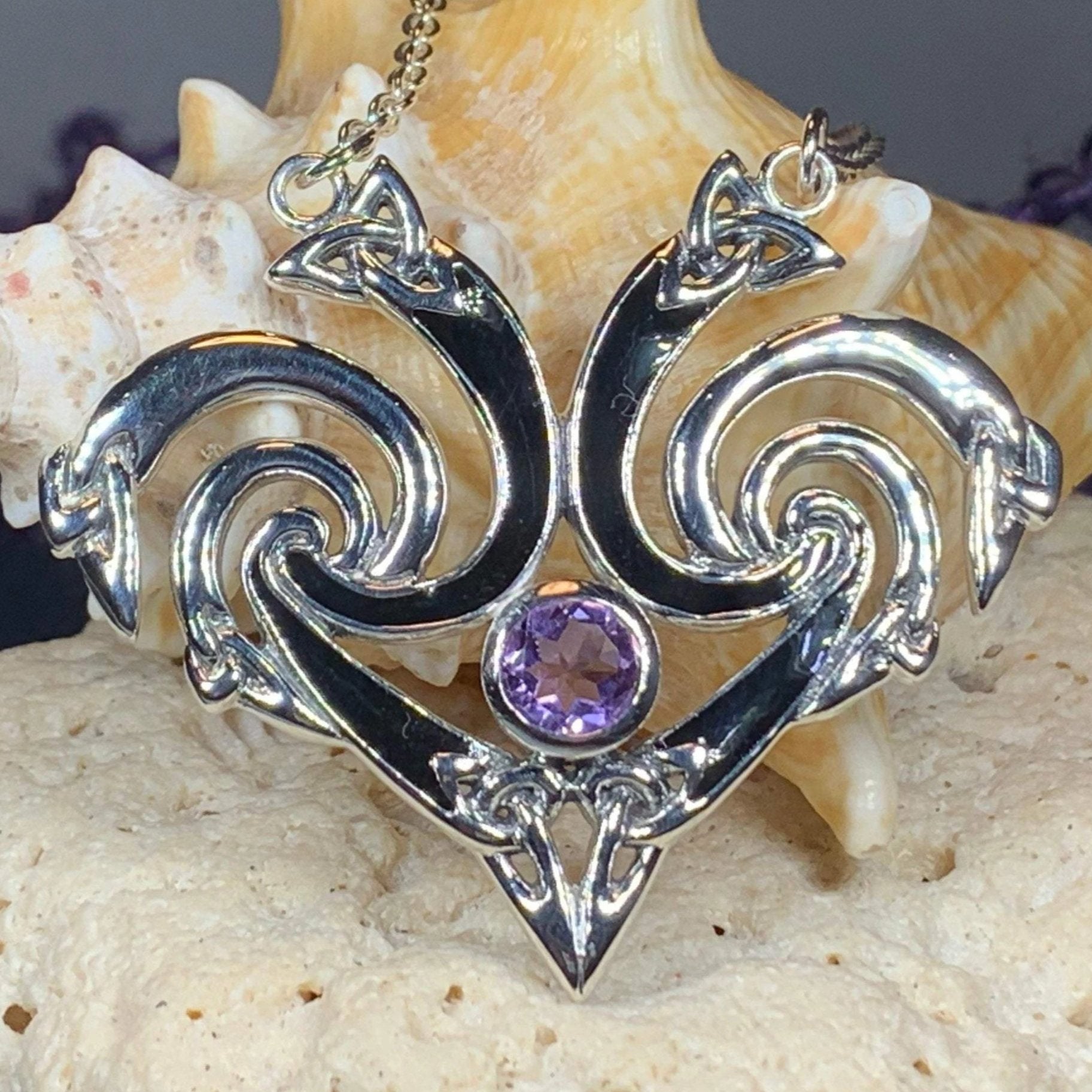 Marsaili Trinity Knot Necklace