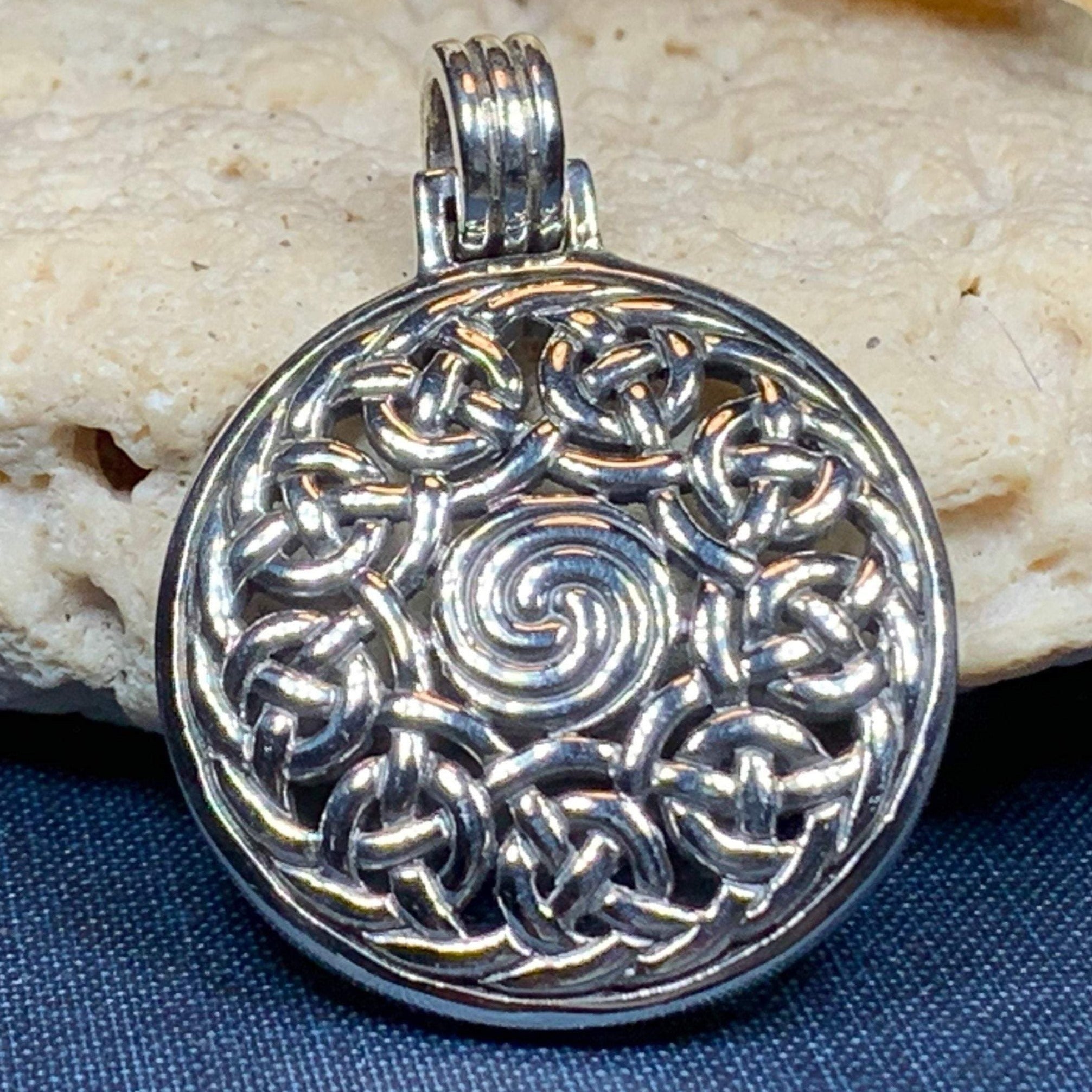 Eternal Celtic Spiral Necklace