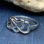 Milis Celtic Heart Ring
