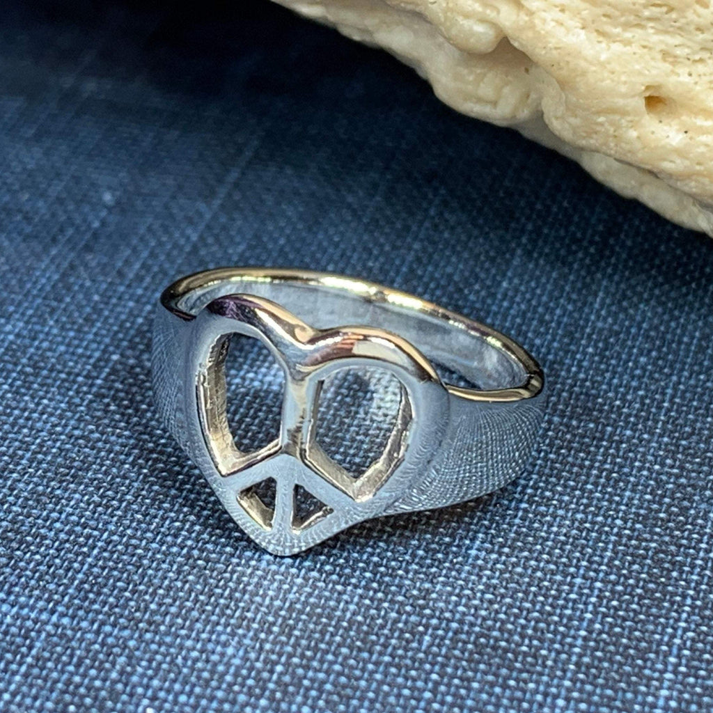 Peace Sign Ring
