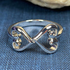 Celtic Infinite Love Heart Ring