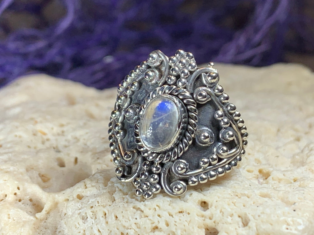 Jannon Celtic Moonstone Ring