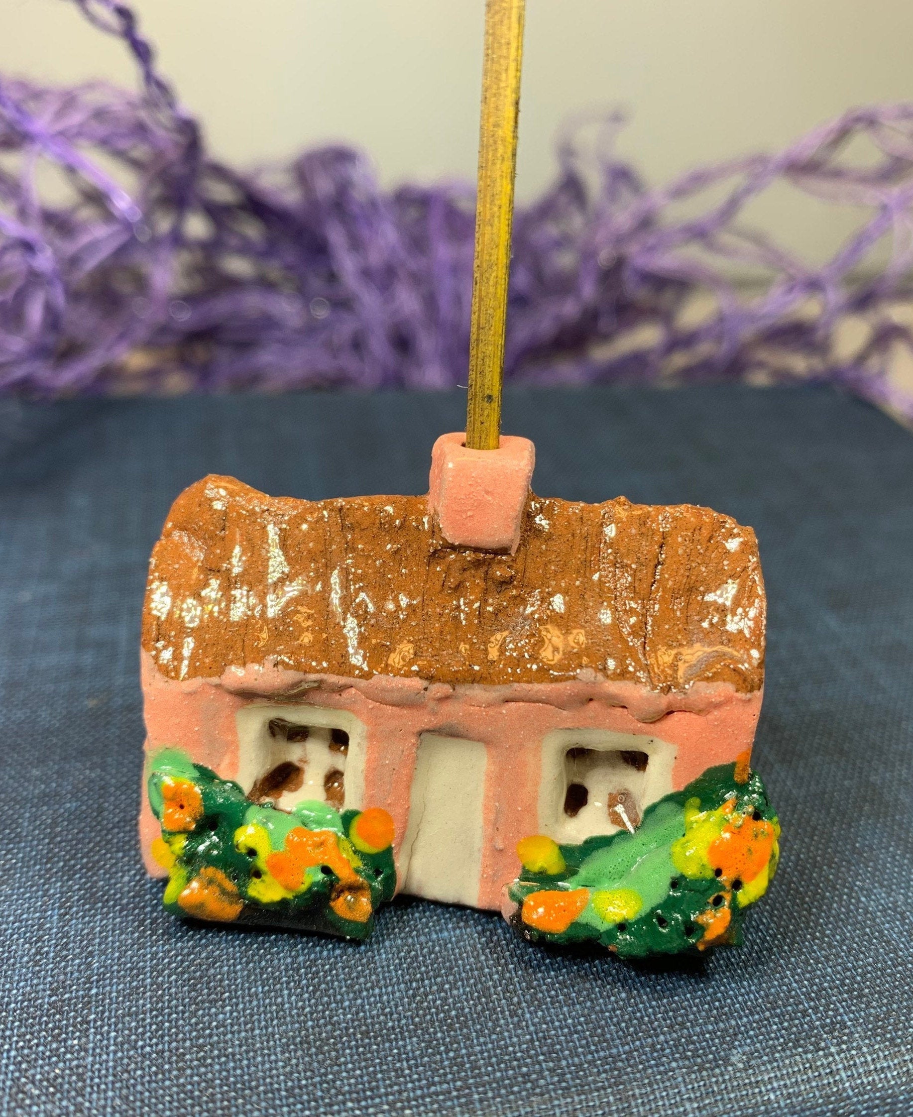 Irish Cottage Incense Holder