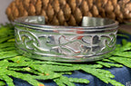 Irish Shamrock Cuff Bracelet