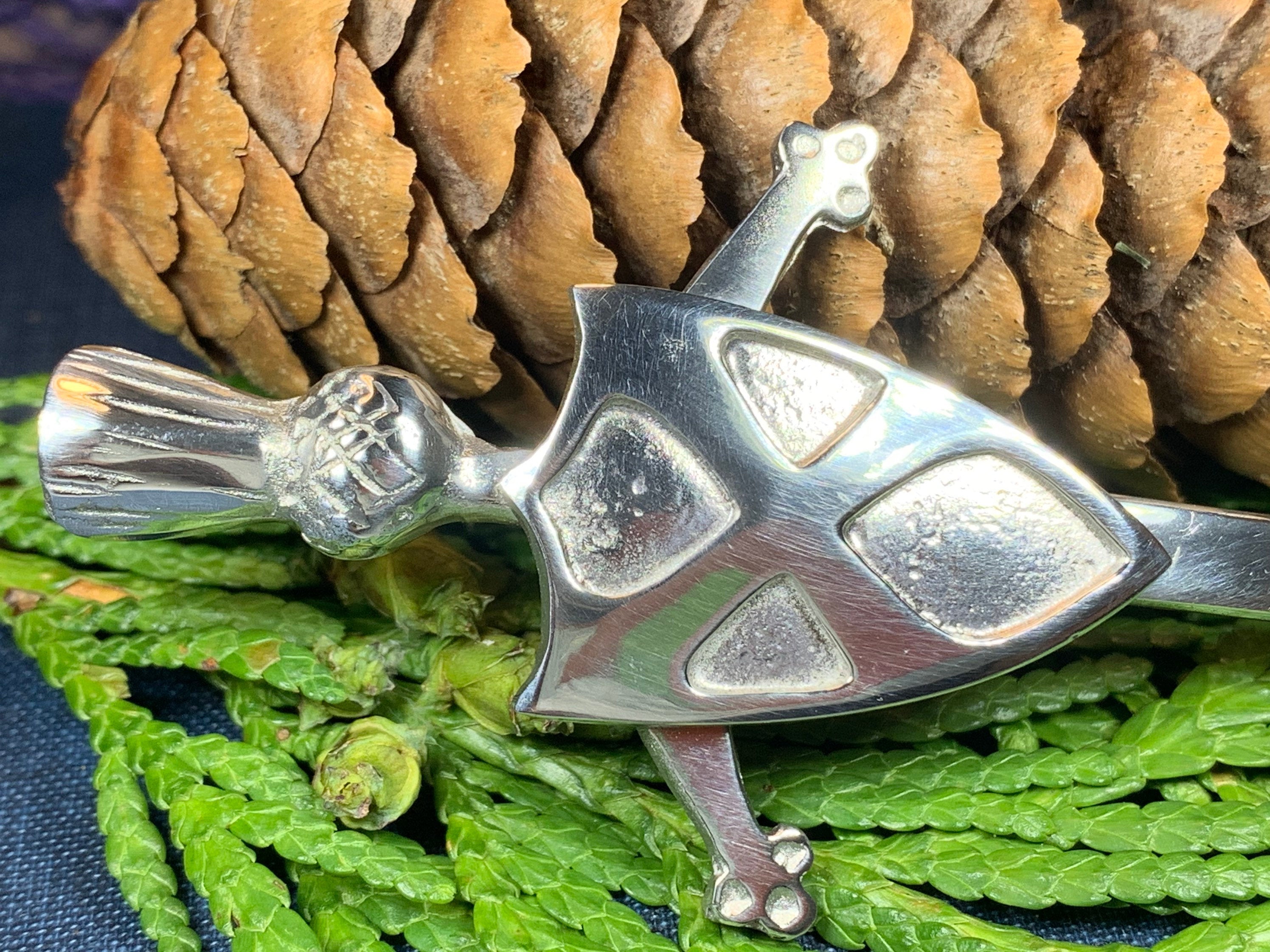 Scottish Saltire Kilt Pin