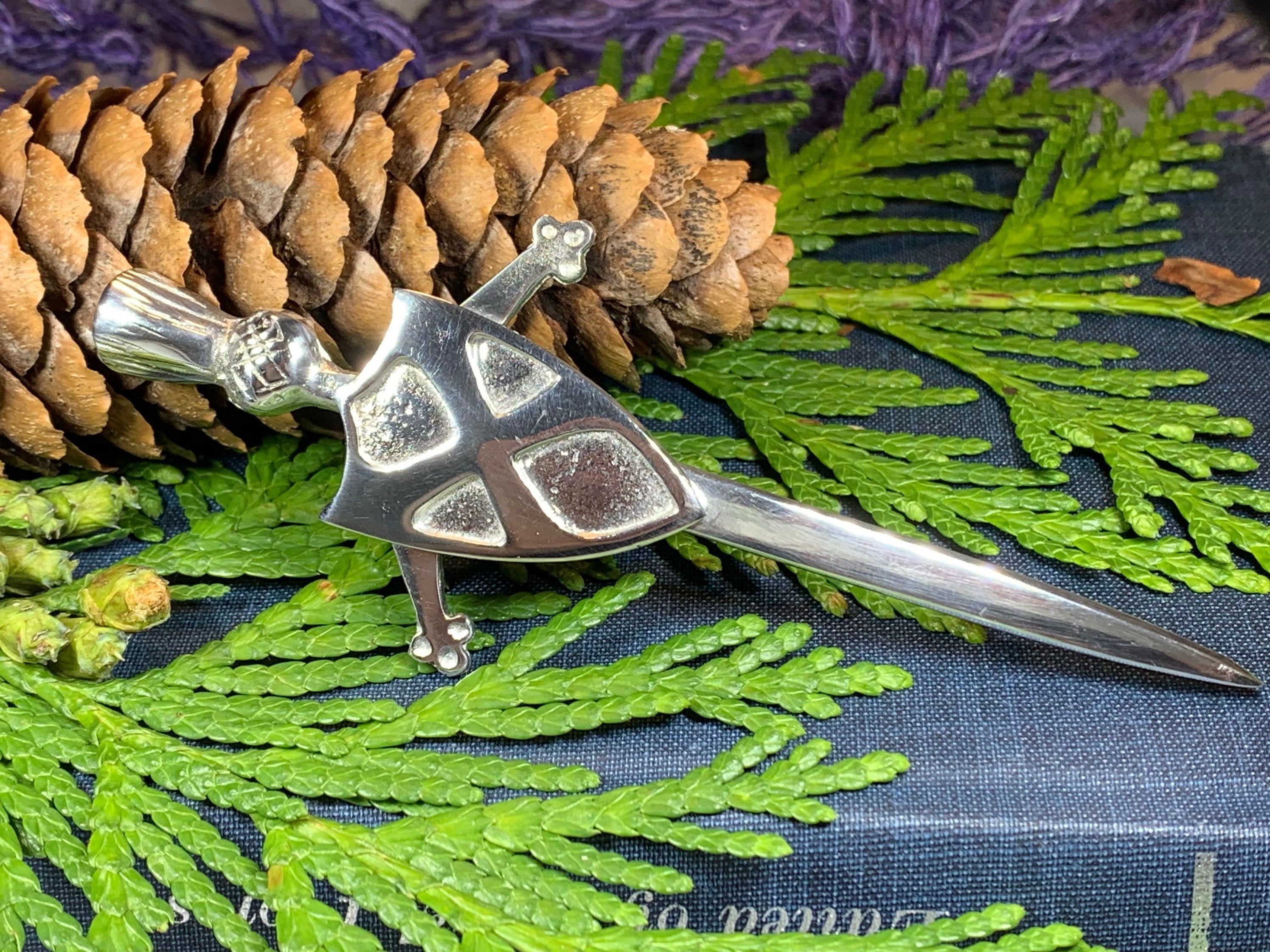 Scottish Saltire Kilt Pin