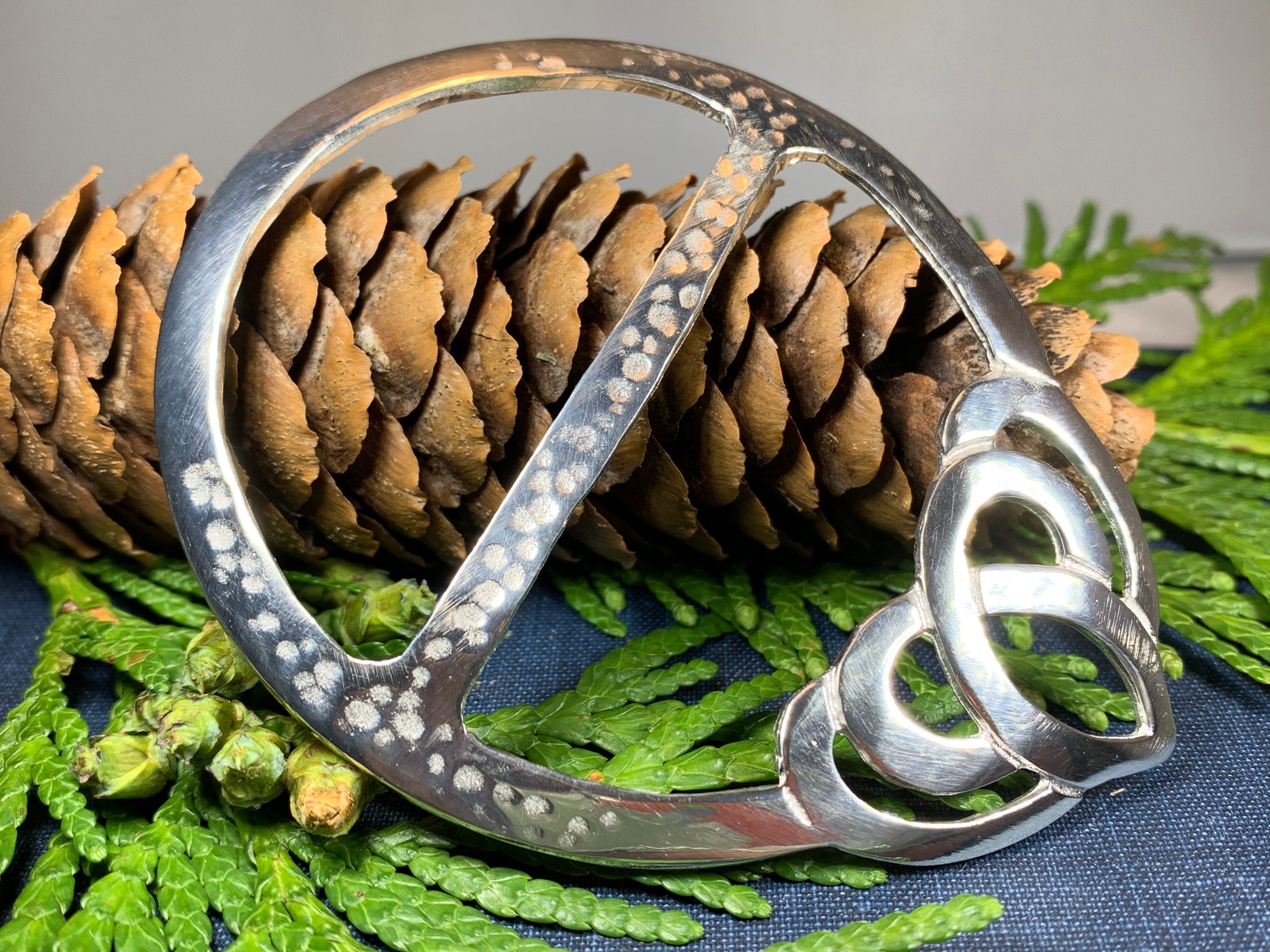 Celtic Heart Scarf Ring