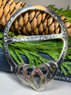 Celtic Heart Scarf Ring